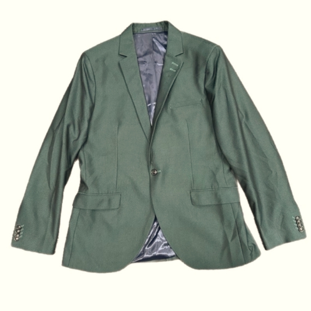 TOPMAN green suit(b47)